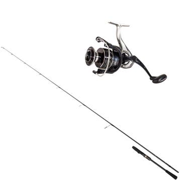 Ultimate Chikara Black Vertical Spin Combo 1.85m (14–35g), Verzenden, Nieuw