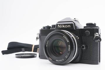 Nikon FE black + Ais 1,8/50mm | Single lens reflex camera, Nieuw