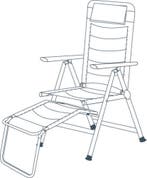 ViaMondo Premium Voetenbank Cinzento, Caravans en Kamperen, Kampeeraccessoires, Ophalen of Verzenden, Nieuw