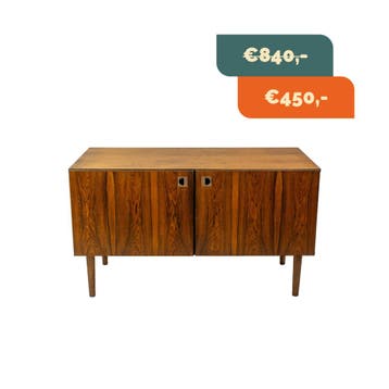 Dressoir | Vintage | Palissander |  3928, 75 cm of meer, Zo goed als nieuw, Minder dan 100 cm, Wastafelkast
