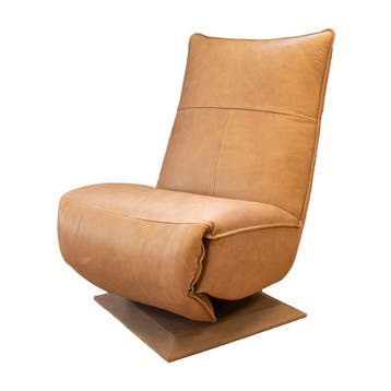 Chill- Line Relax stoel Alexia showroommodel, hoge korting, Verzenden, Minder dan 75 cm, Nieuw, Leer