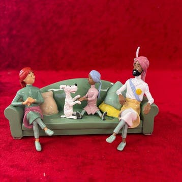 Kuifje, Tintin 29263 - Kuifje - tafereel sofa - Sigaren van, Nieuw