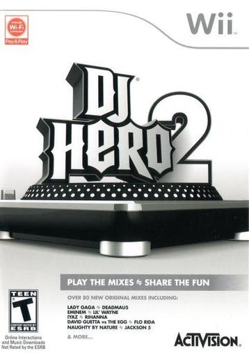 Wii DJ Hero 2, Spelcomputers en Games, Verzenden, Zo goed als nieuw