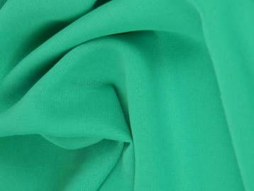 Chiffon stof - Turquoise - Per 15 of 50 meter, 120 cm of meer, Ophalen of Verzenden, Polyester, Groen