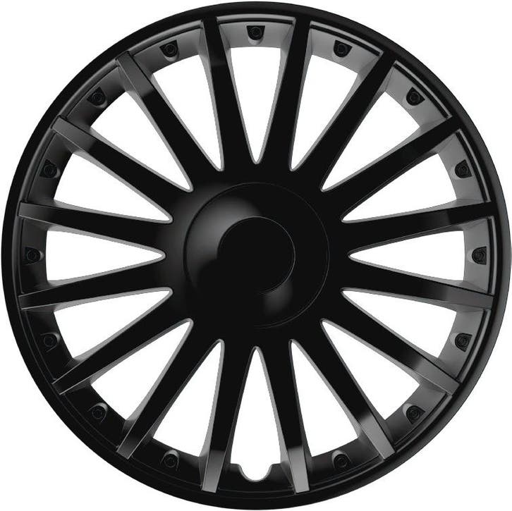 Wieldoppen  Crystal  Zwart 13 Inch, Auto diversen, Wieldoppen, Verzenden