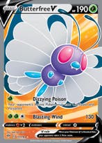 Butterfree V 177/189 Darkness Ablaze, Ophalen of Verzenden, Nieuw, Losse kaart, Foil