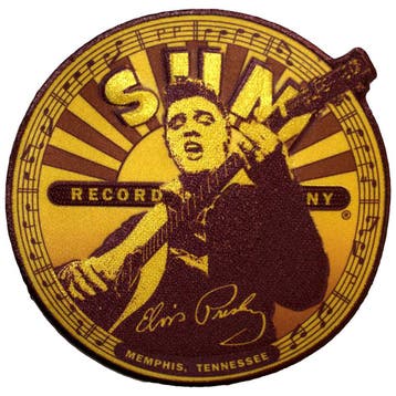 Elvis Presley - Elvis Label - Patch officiële merchandise, Ophalen of Verzenden, Nieuw, Kleding