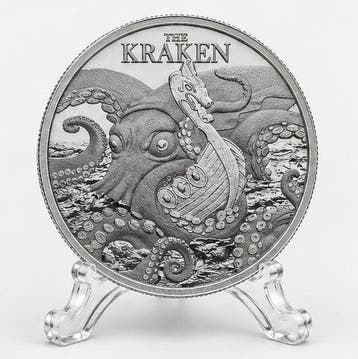 Niue. 2 Dollars 2026 – The Kraken – 1 oz Silver coin – Ag