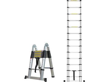 Veiling - Herzberg HG5560-Aluminium Telescoop Ladder 5.60 m, Doe-het-zelf en Verbouw, Ladders en Trappen, Nieuw