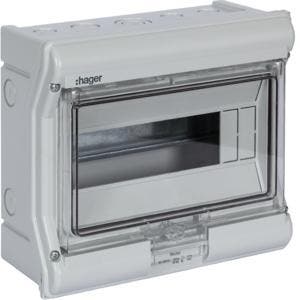 Hager Vector - Ledige installatiekast - 1 x 10 modulen -, Ophalen of Verzenden, Nieuw, Groepenkast