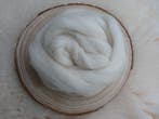 Alpaca lontwol wit, Ophalen of Verzenden, Nieuw, Spinwol