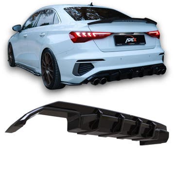 APEX - Diffuser geschikt voor Audi S3 8Y Sedan (2020-2024), Ophalen of Verzenden
