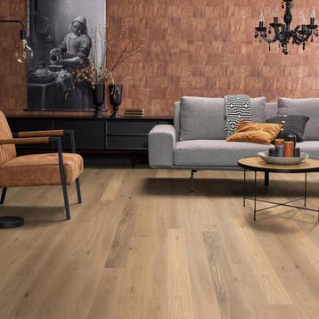 Floorlife Northridge Eiken Parket - Rustiek Wit - 14 mm, Doe-het-zelf en Verbouw, Vloerdelen en Plavuizen, Ophalen of Verzenden