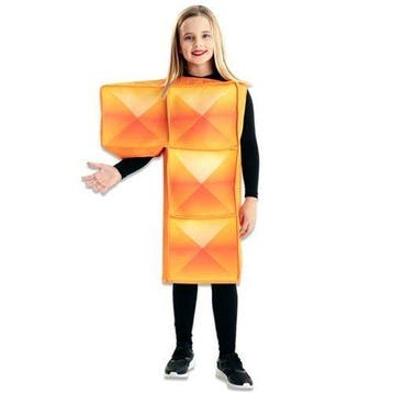 Tetris kostuum oranje kind, Hobby en Vrije tijd, Verzenden, Nieuw, Feestartikel