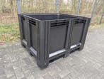 Capp-Plast palletbox, 1691C3 , 3 sledes. Zwart, 100 cm of meer, 60 cm of meer, 50 cm of meer, Nieuw