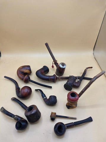 Zonder minimumprijs - Pijp - Hout, Verzamelen, Nieuw