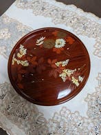 Japanese Synthetic Lacquerware Sushi Tub (Hangiri) with Lid