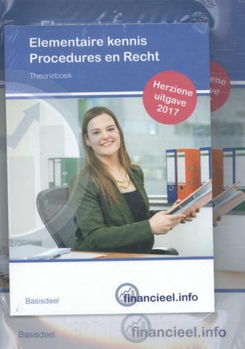 Elementaire kennis procedures en recht 2017 we 9789037243765, Boeken, Verzenden, Zo goed als nieuw