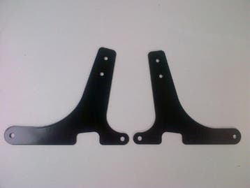 Sissybar Zijplaten compatibel met Harley Davidson Sports..., Nieuw