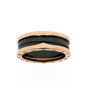 BVLGARI rosé gouden ring B.zero1, Gebruikt, 20 of groter, Heer, Ophalen of Verzenden