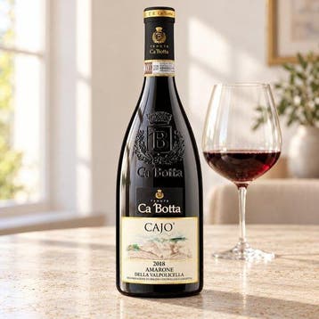 CaBotta Cajo Amarone 2018 – 94 punten James Suckling, Verzenden, Nieuw, Italië, Rode wijn