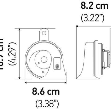 Hella 12V Twin Trumpet Horn Kit with Bracket - Toyota, Ophalen of Verzenden