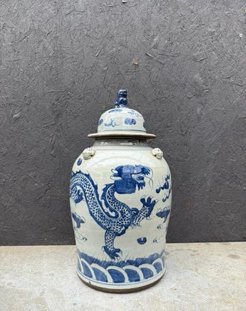 dekselvaas - Porselein - China - Lidded vase (Zonder