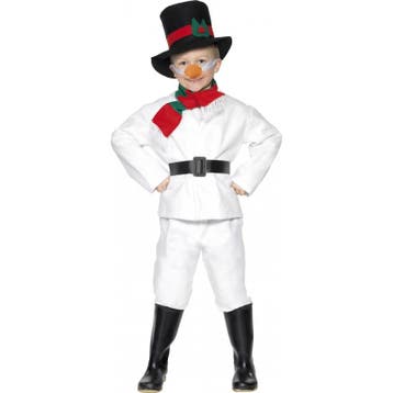 Kinder sneeuwman kostuum - Kerst kleding overig, Ophalen of Verzenden, Nieuw
