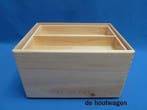 opbergkratten met vakverdeling - houten kratten met vakken, Minder dan 50 cm, Minder dan 50 cm, Ophalen of Verzenden, Minder dan 50 cm