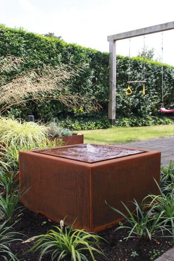 Watertafel Cortenstaal, Tuin en Terras, Vijvers, Nieuw