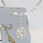 Halsketting - 18 karaat Witgoud, Platina, Geel goud -, Nieuw