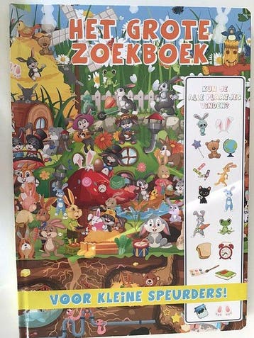 Het grote zoekboek voor kleine speurders: konijnendorp, Verzenden, Zo goed als nieuw, Anchor International