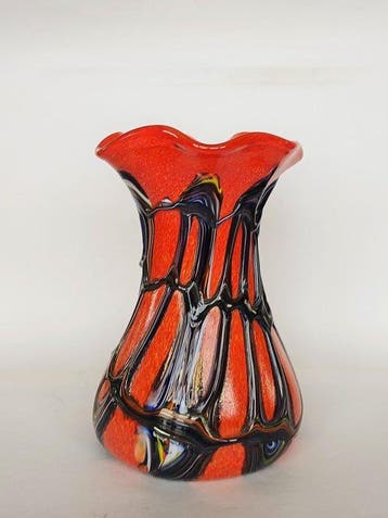 Vaas - Glas - StudioGlass - Hoogte 26cm