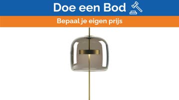 Bieden: Vistosi Jube LT P Table Lamp Smoky Grey D23cm with, Ophalen of Verzenden, Nieuw, Elektra en Verlichting, Zeilboot of Motorboot