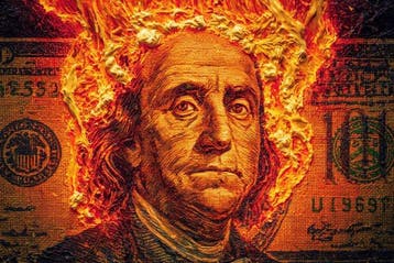 Iconica - Burning Money - Unique 1/1 XXL (100x150 cm)