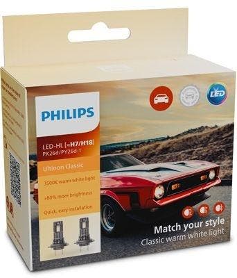 Philips Ultinon Classic LED H7/H18, Verzenden, Nieuw