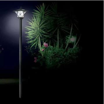 Solar Buitenlantaarn – 2-in-1 Staande Tuinlamp 150 cm, Huis en Inrichting, Verzenden, Nieuw