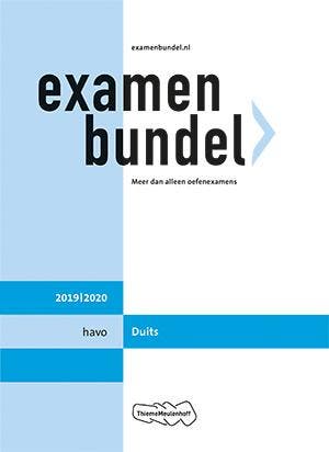 Examenbundel havo Duits 2019/2020 - M. van Rossum, Verzenden, Gelezen, M. van Rossum