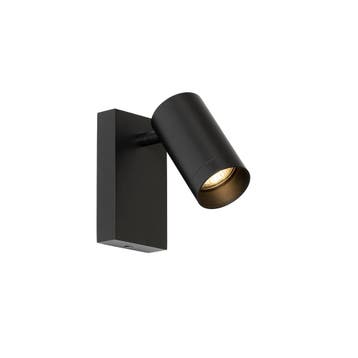 Moderne wandlamp zwart verstelbaar met schakelaar - Jeana, Huis en Inrichting, Lampen | Wandlampen, Verzenden, Nieuw
