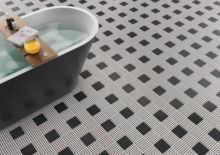 Vloertegel/Wandtegel Project Cerriva Zwart M200 Mat 20x20, Doe-het-zelf en Verbouw, Tegels, 20 tot 40 cm, 20 tot 40 cm, 10 m² of meer