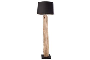 Vloerlamp ROUSILIQUE 180cm driftwood zwart - 17321, Ophalen of Verzenden, Nieuw