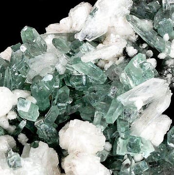 Esthetische fluoroapophylliet en stilbiet uit Nashik -, Verzamelen