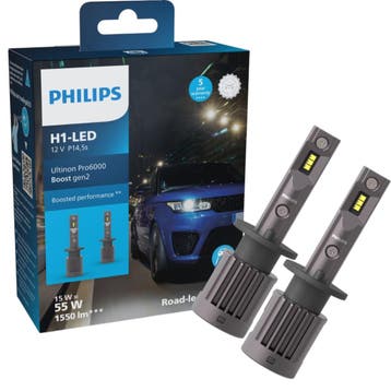 Philips Ultinon Pro6000 Boost Gen2 H1 LED set, Verzenden, Nieuw