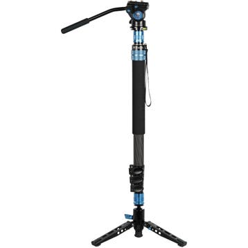 Sirui Monopod P-424FS + VA-5 Head, Nieuw, Ophalen of Verzenden, 150 tot 175 cm, Ministatief