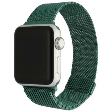 Apple Watch bandje Solaro - milanese - donkergroen, Verzenden, Nieuw