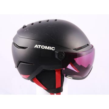 55 56 57 58 59 skihelm/snowboardhelm ATOMIC SAVOR VISOR ALL, Verzenden, Gebruikt, Atomic