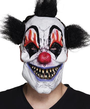 Latex gezichtsmasker Scary clown, Ophalen of Verzenden, Nieuw