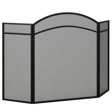 TRUUSK Opvouwbaar Haardveiligheidshek - 3 Panelen - Kachelbe, Verzenden, Nieuw