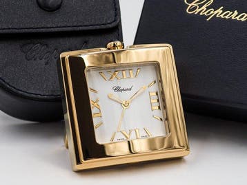 Tafelklok - Chopard - Happy Sport Alarm Clock - 316L