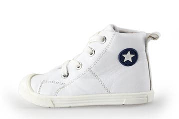 Jopper Hoge sneakers Jongens in maat 24 Wit, Verzenden, Schoenen, Zo goed als nieuw, Jongen of Meisje